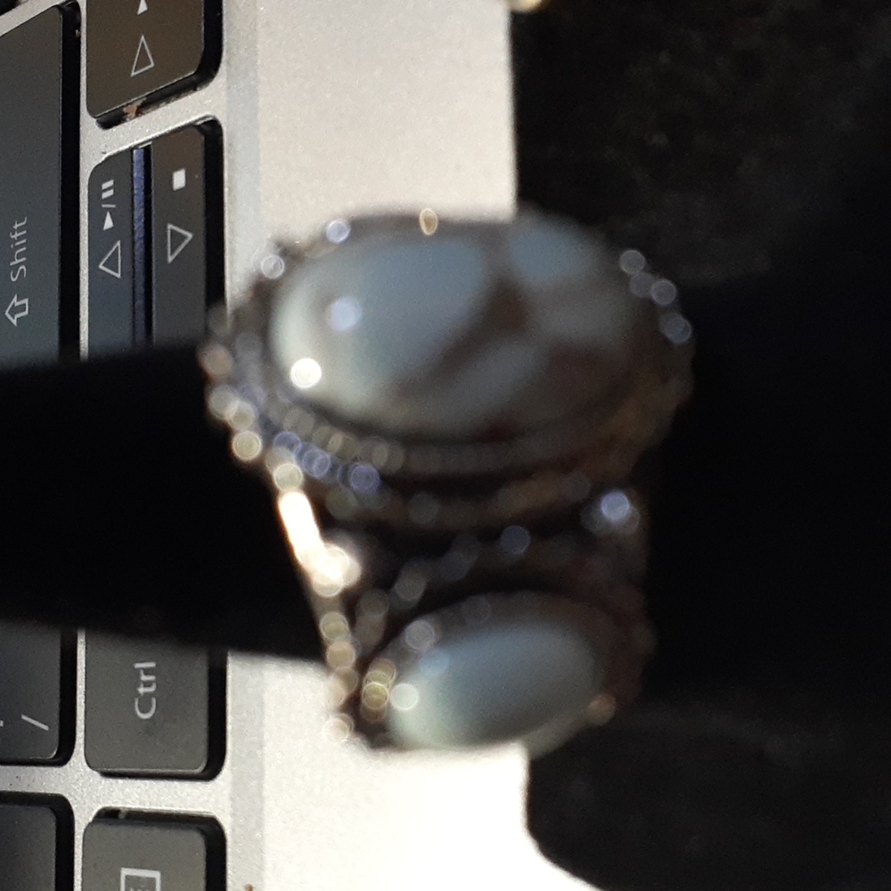 EMERY ROSE Oval Decor Ring size 7 - Picture 2 of 3